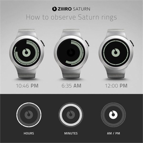 Ziiiro Saturn Chrome Unisex Kol Saati - Görsel 3