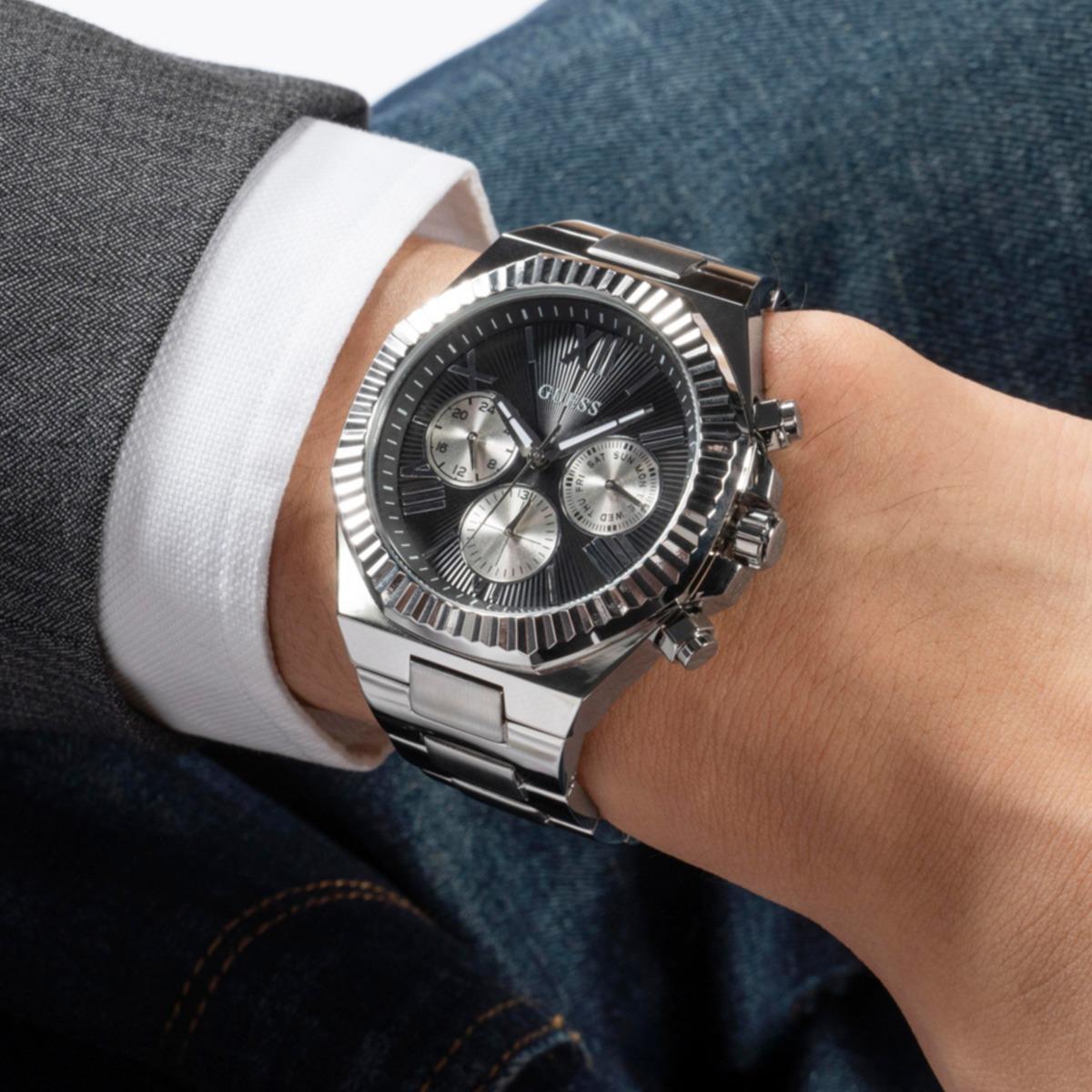 Guess Gri Siyah Erkek Kol Saati - GUGW0703G1 - Görsel 6